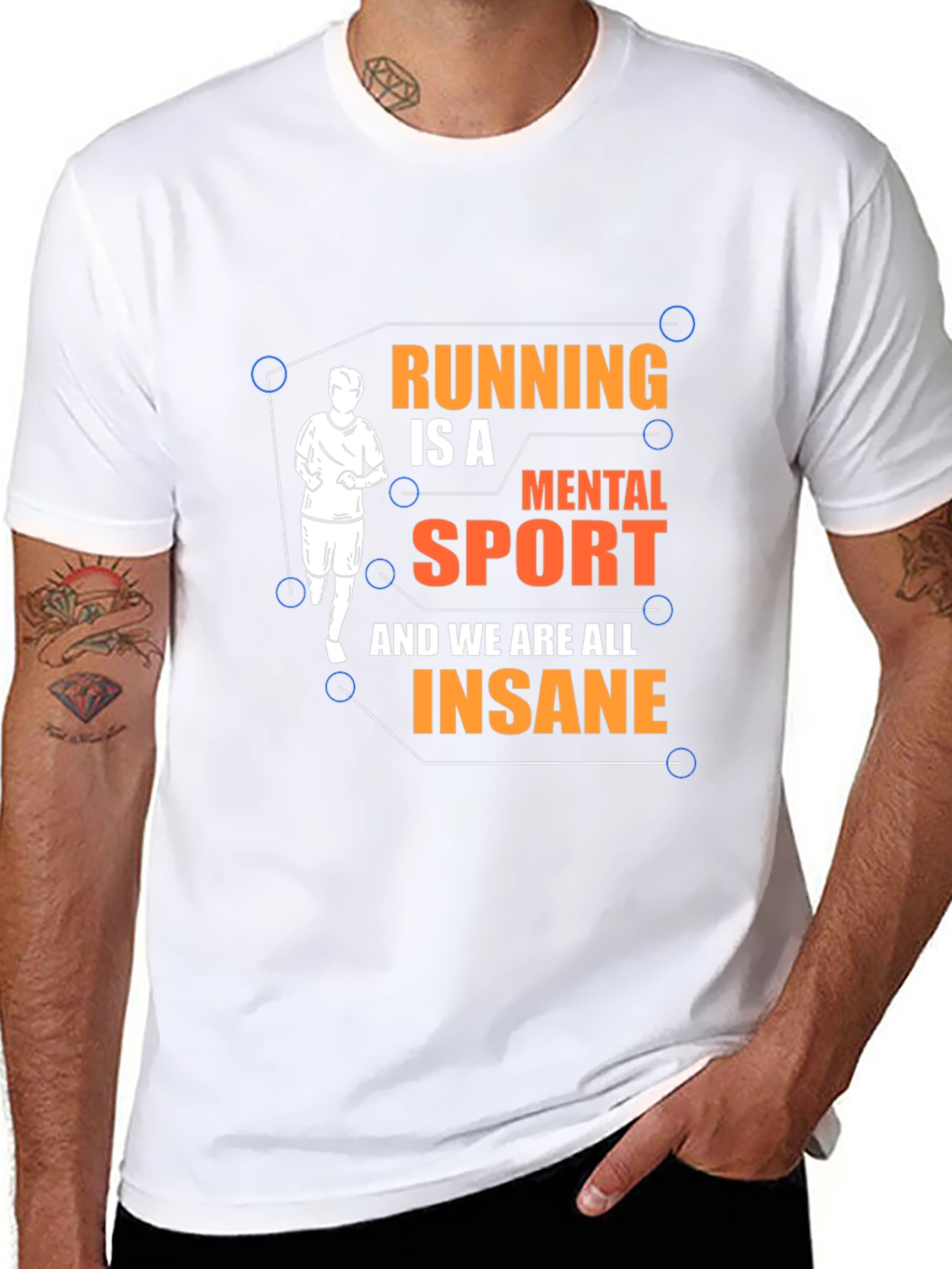 Running is a Mental Sport Graphic Tee