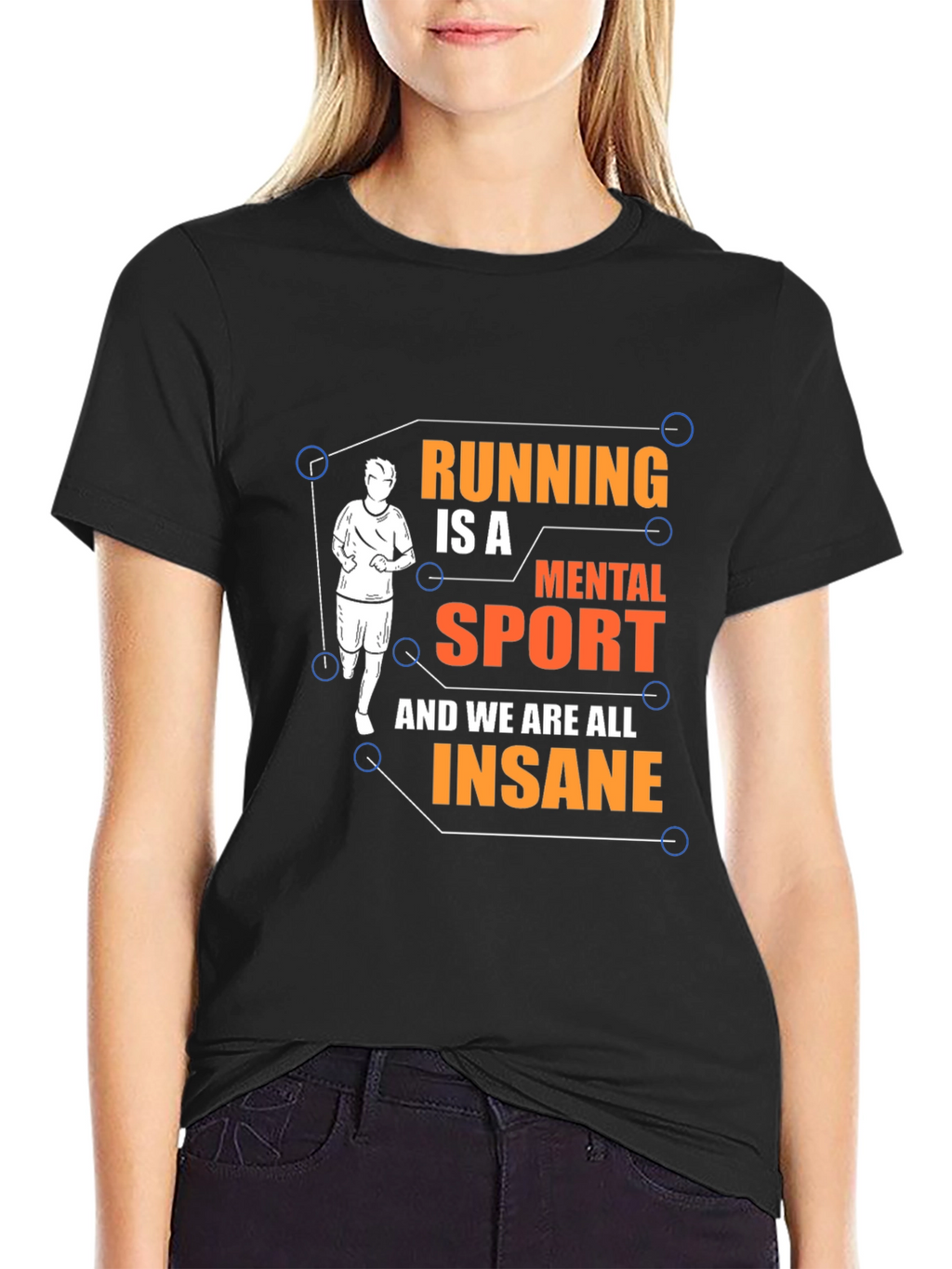 Running is a Mental Sport Graphic Tee