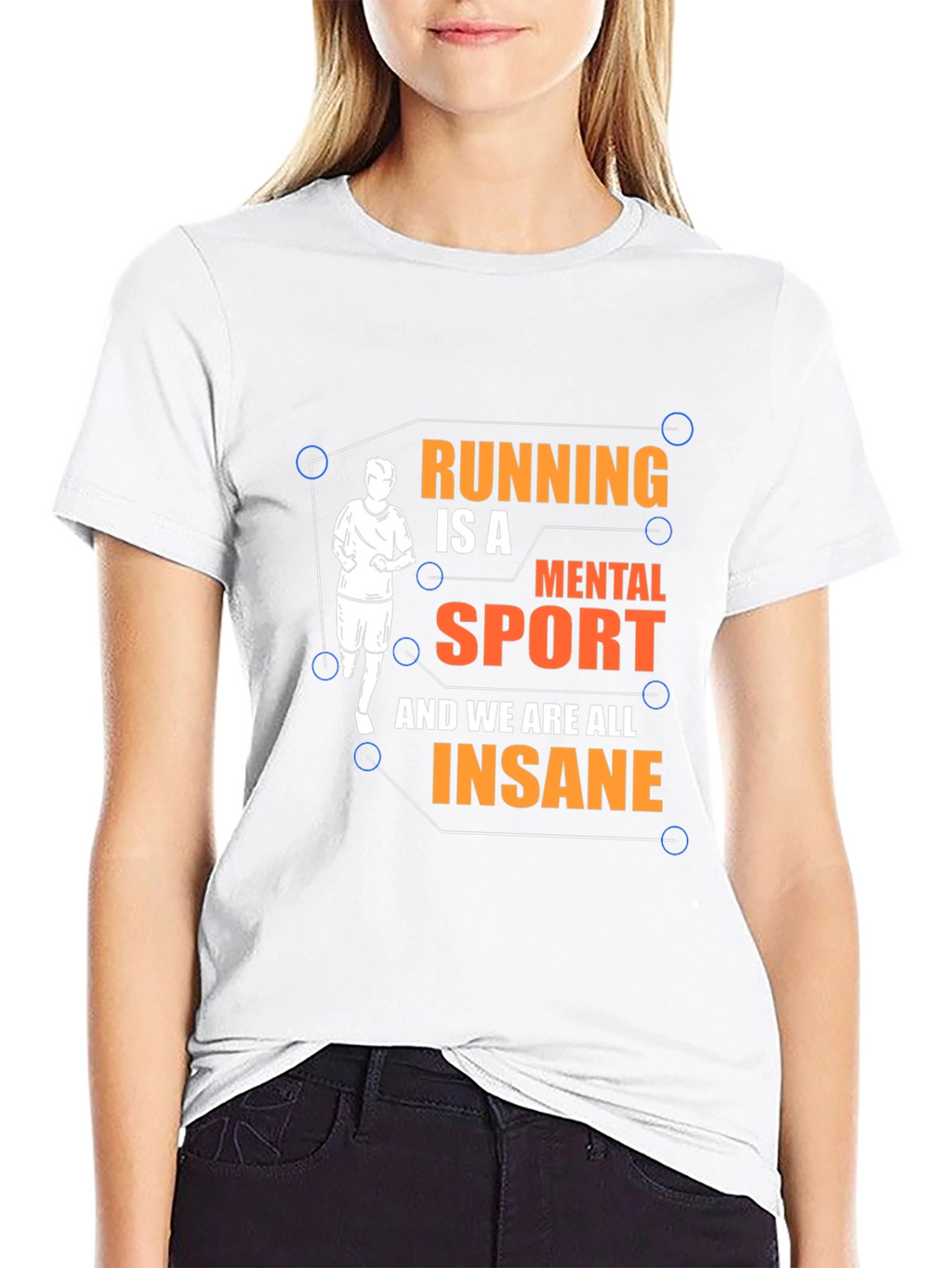 Running is a Mental Sport Graphic Tee