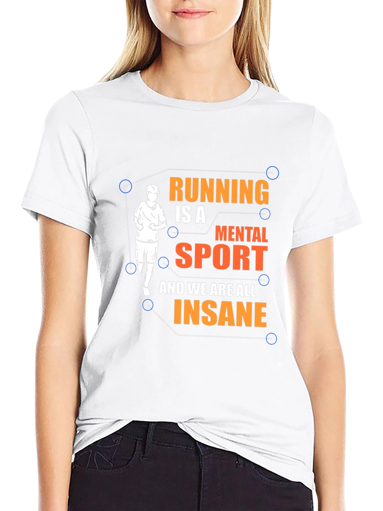 Running is a Mental Sport Graphic Tee