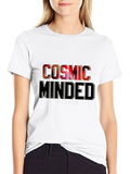 Cosmic Minded Black Graphic T-Shirt