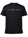 Physics Equation T-Shirt - Black Cotton Blend