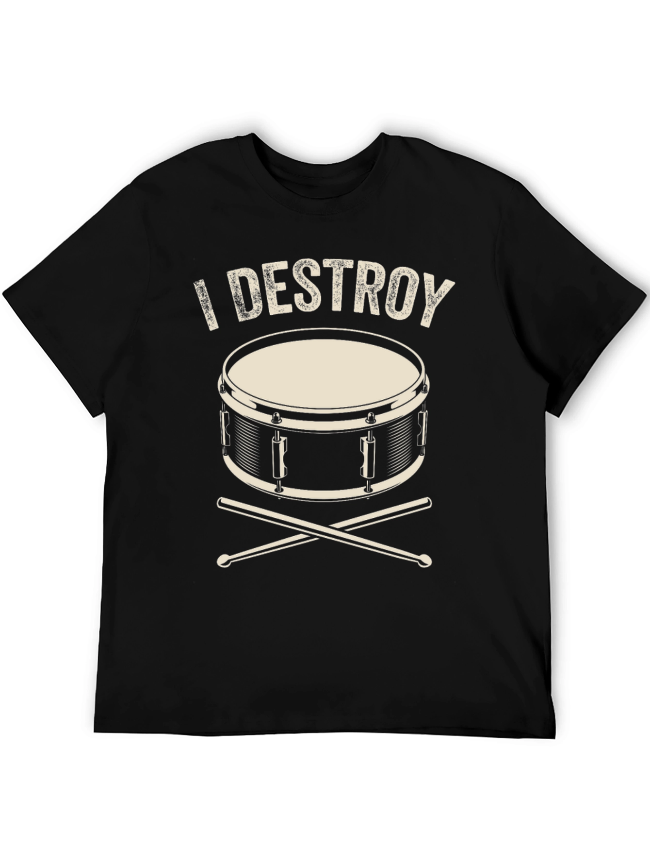 I Destroy Drum T-Shirt - Musician Tee