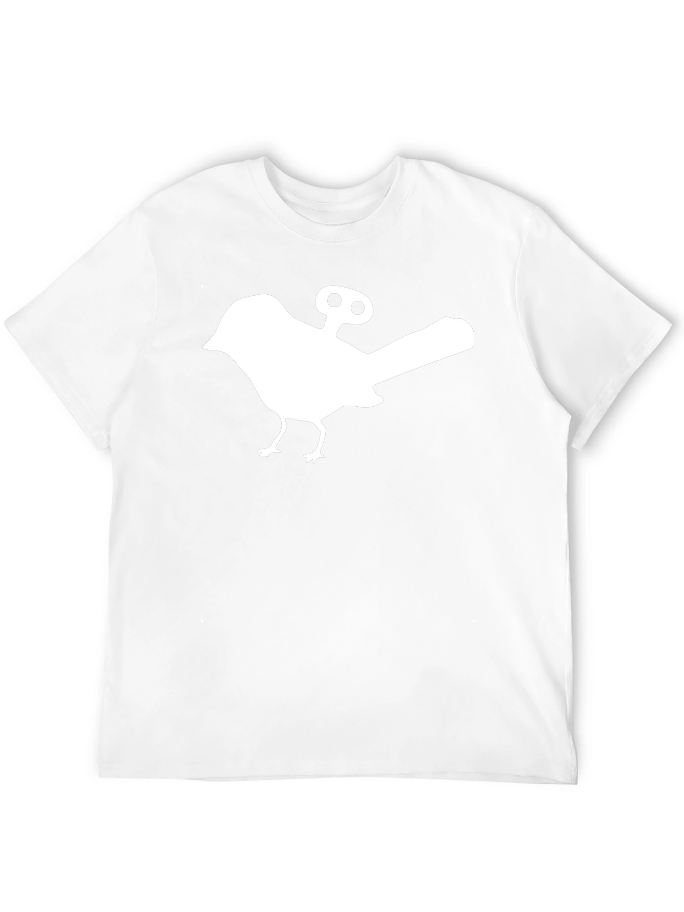 Wind-Up Bird Graphic Tee - Black Cotton T-Shirt