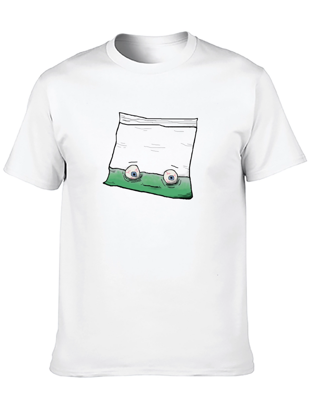 Funny Graphic T-Shirt - Quirky Eye Design
