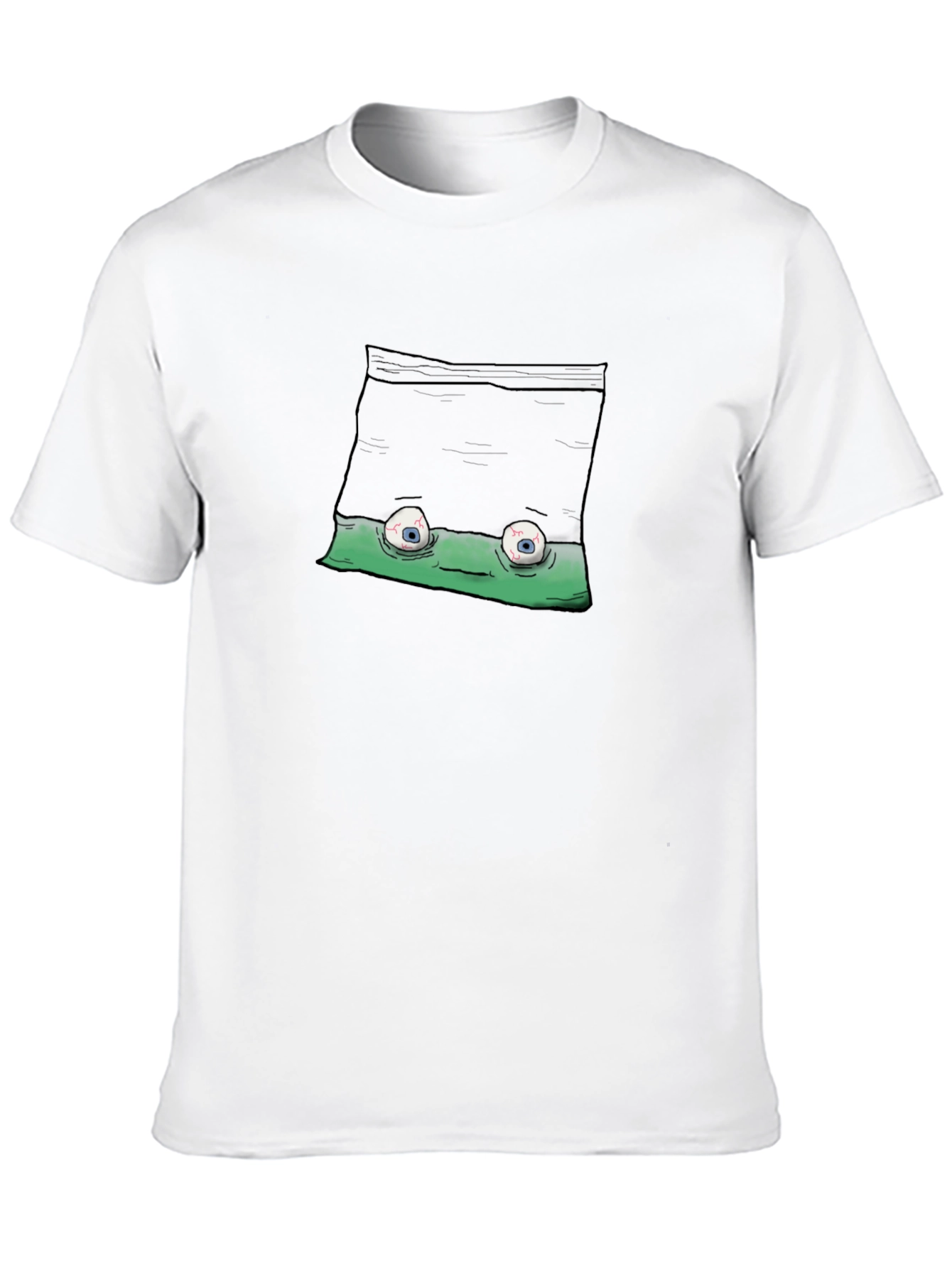 Funny Graphic T-Shirt - Quirky Eye Design