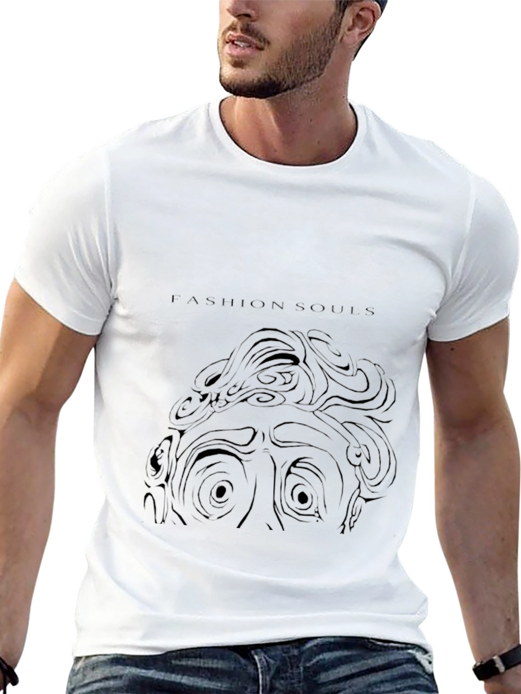 Fashion Souls Graphic Print T-Shirt