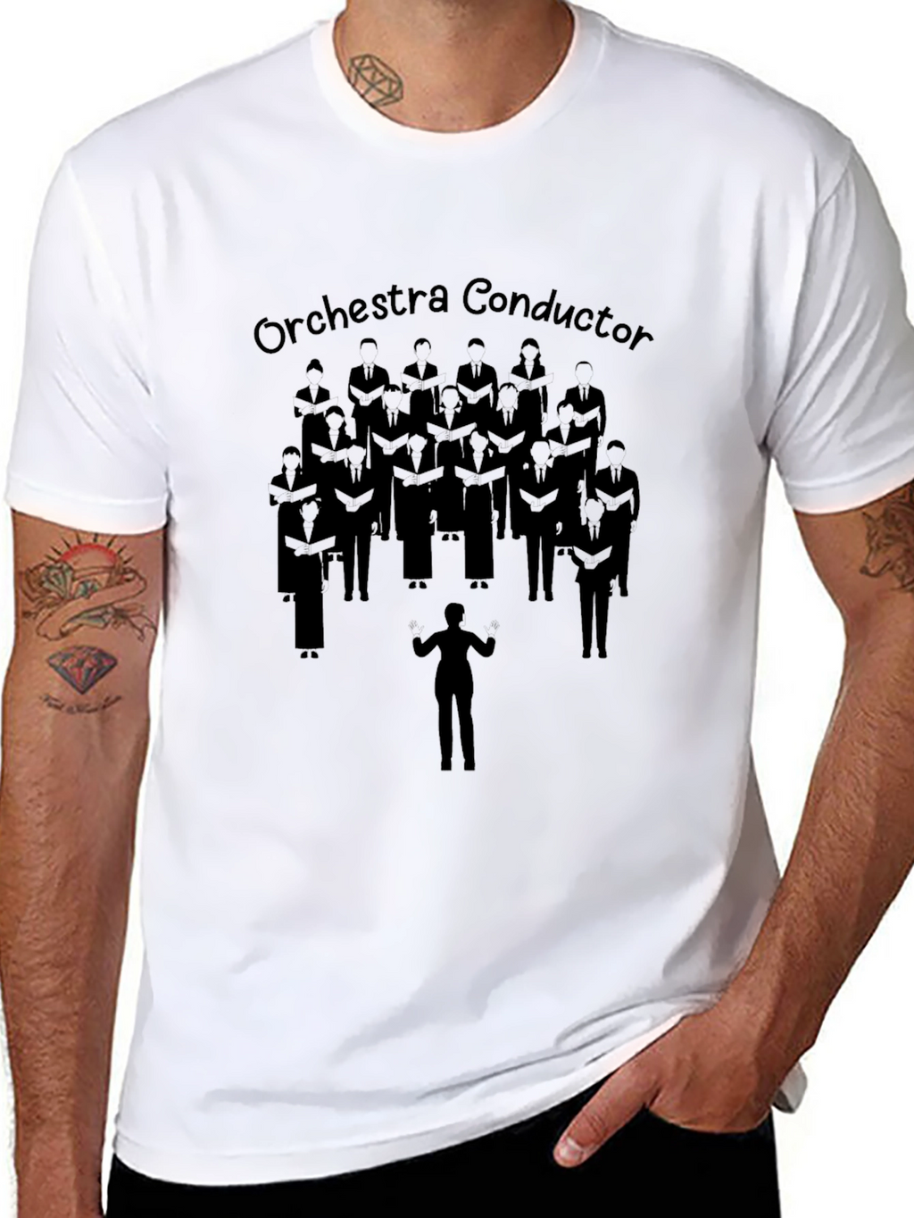 Orchestra Conductor Graphic T-Shirt