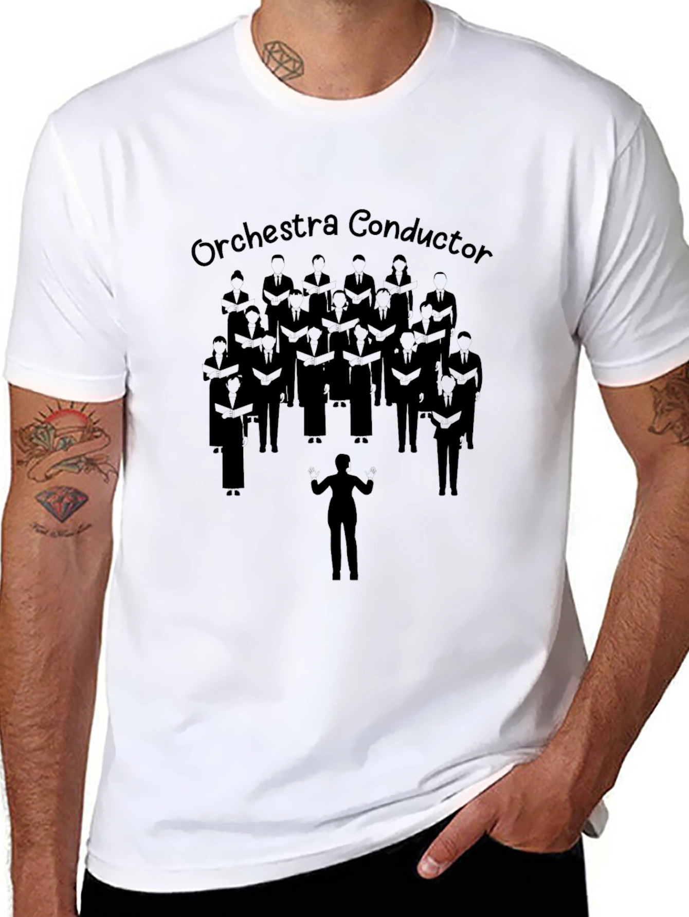 Orchestra Conductor Graphic T-Shirt