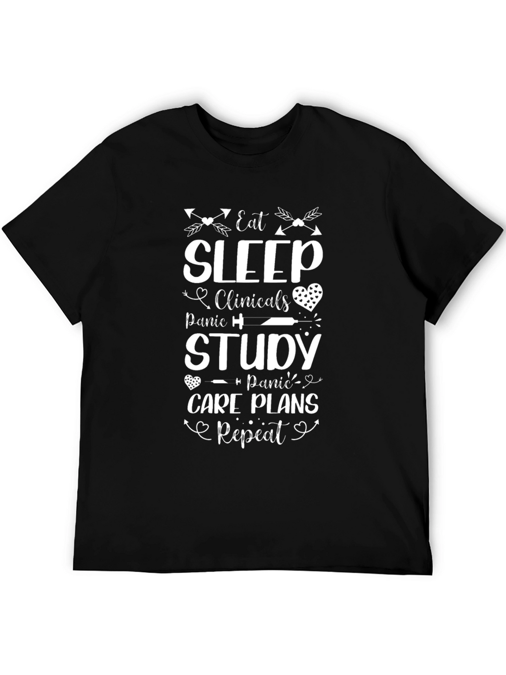 Eat Sleep Clinicals Nurse T-Shirt
