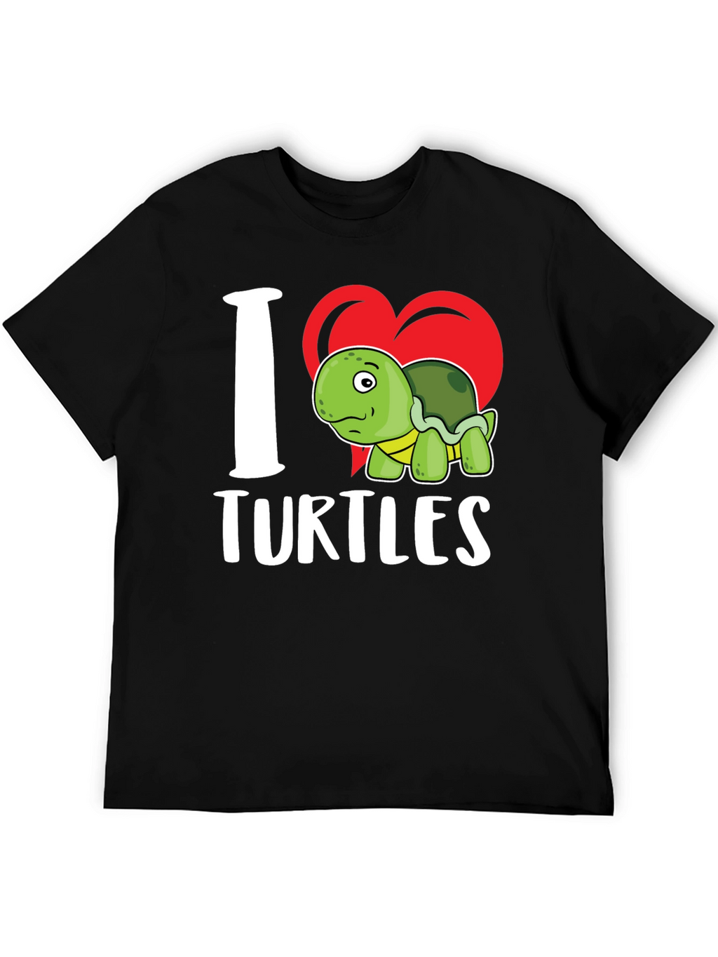 I Heart Turtles Graphic T-Shirt