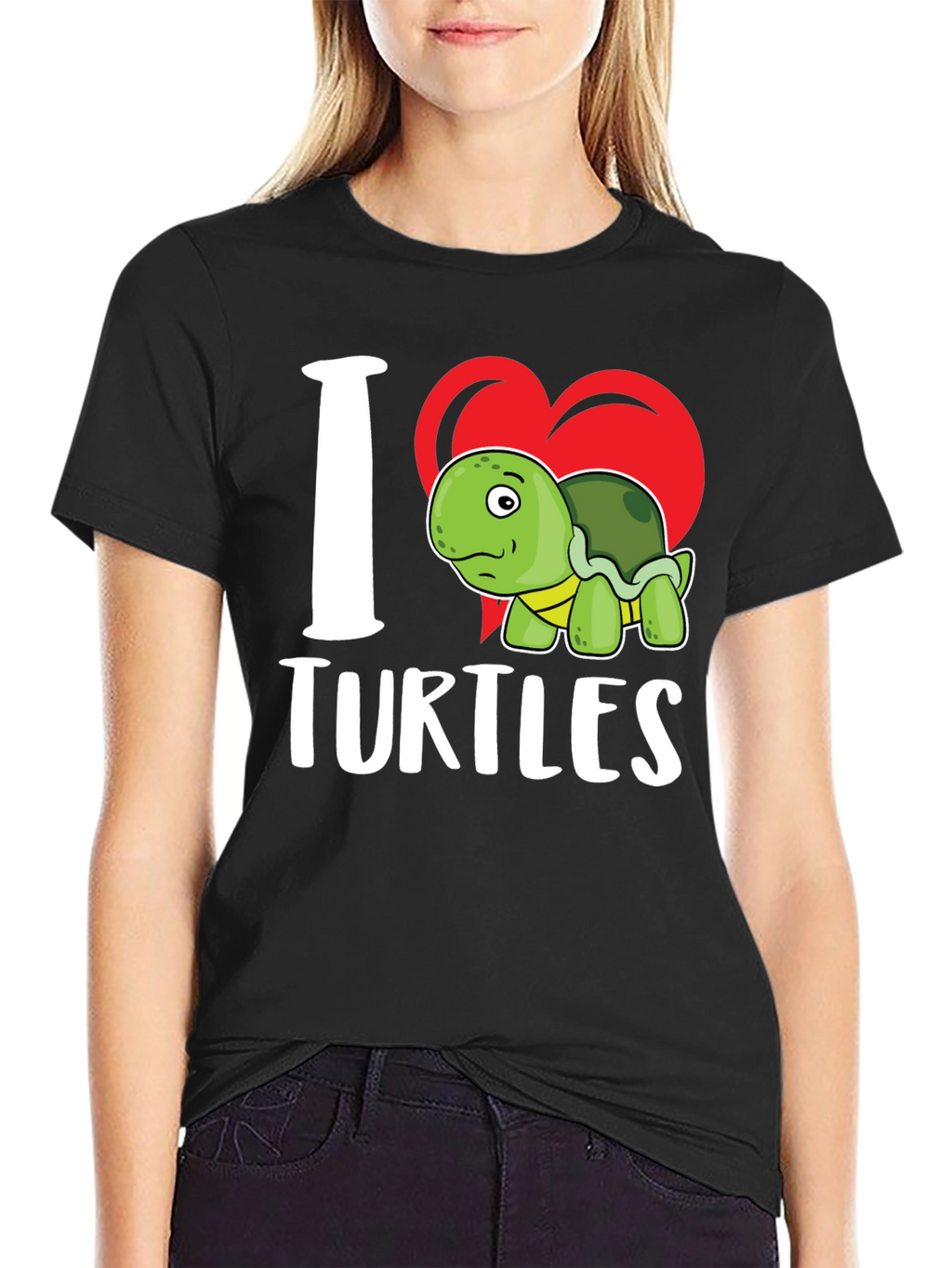 I Heart Turtles Graphic T-Shirt