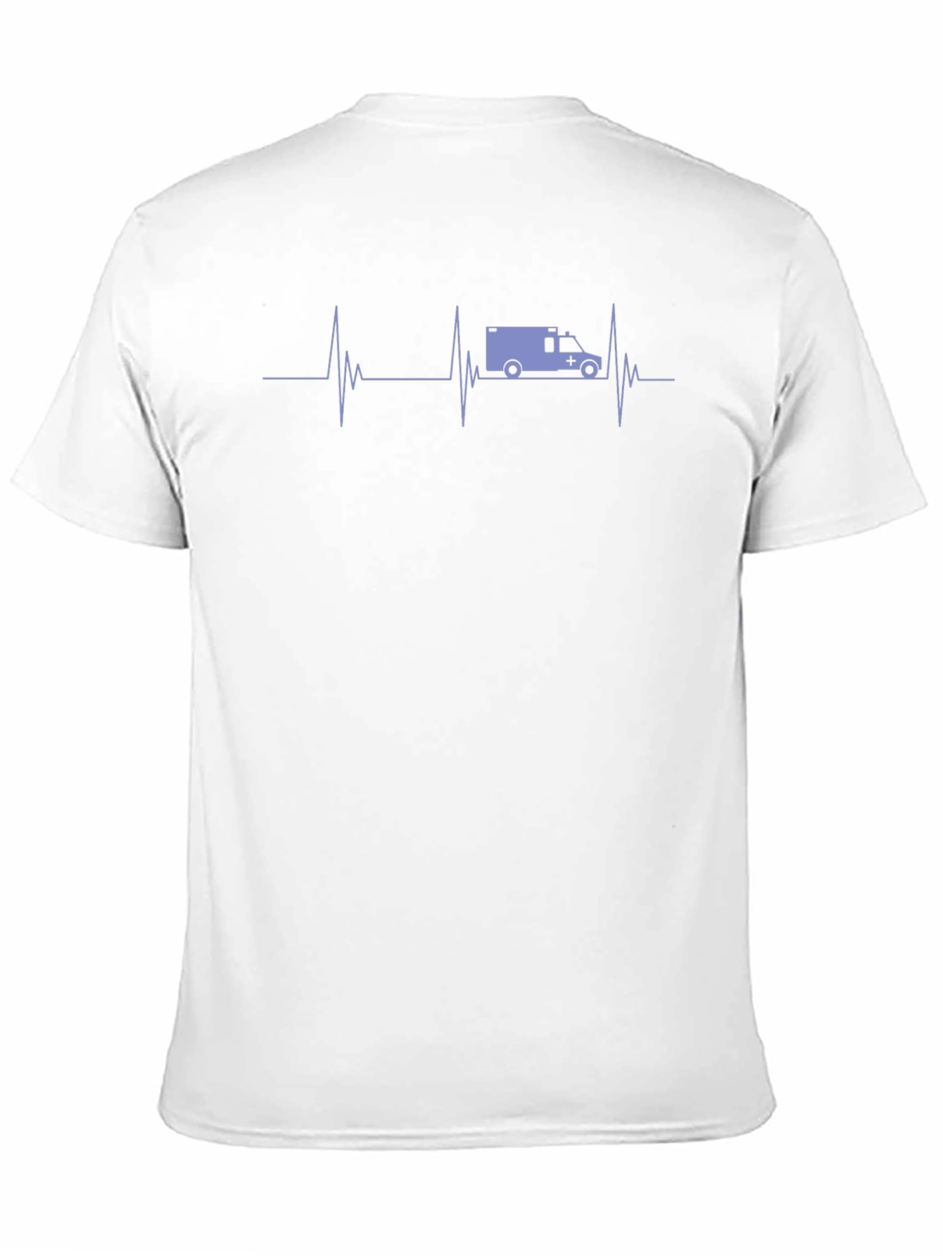Ambulance Heartbeat Graphic Tee - Black