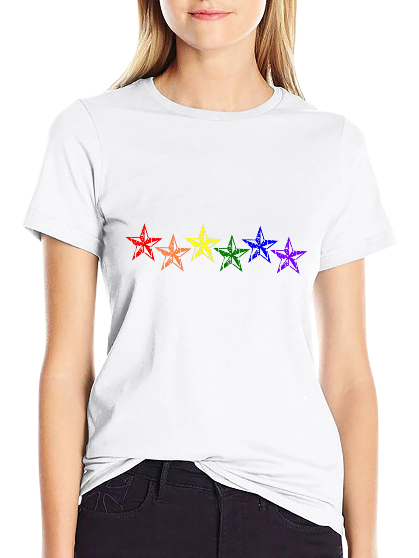Rainbow Star Pride T-Shirt
