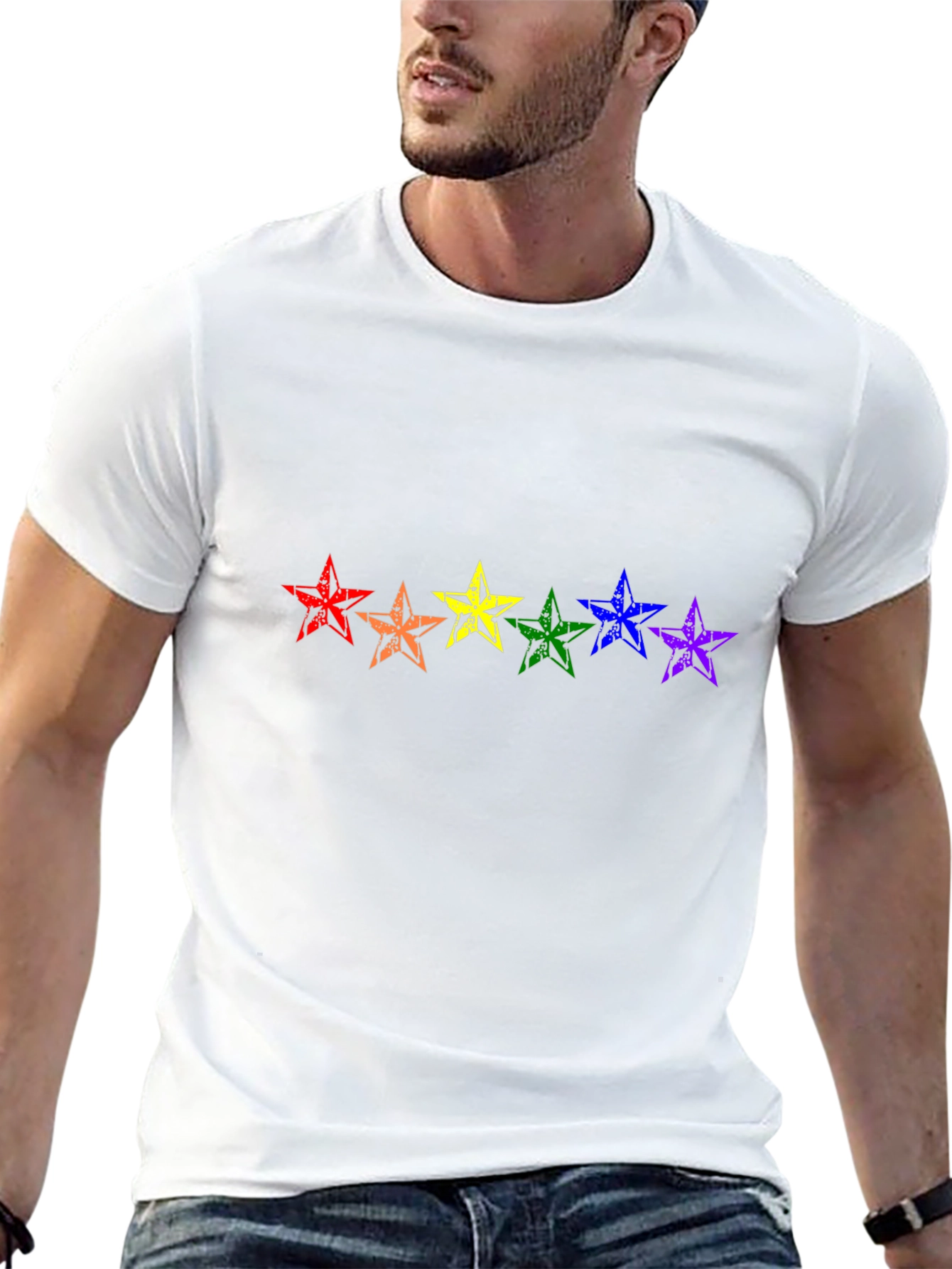 Rainbow Star Pride T-Shirt