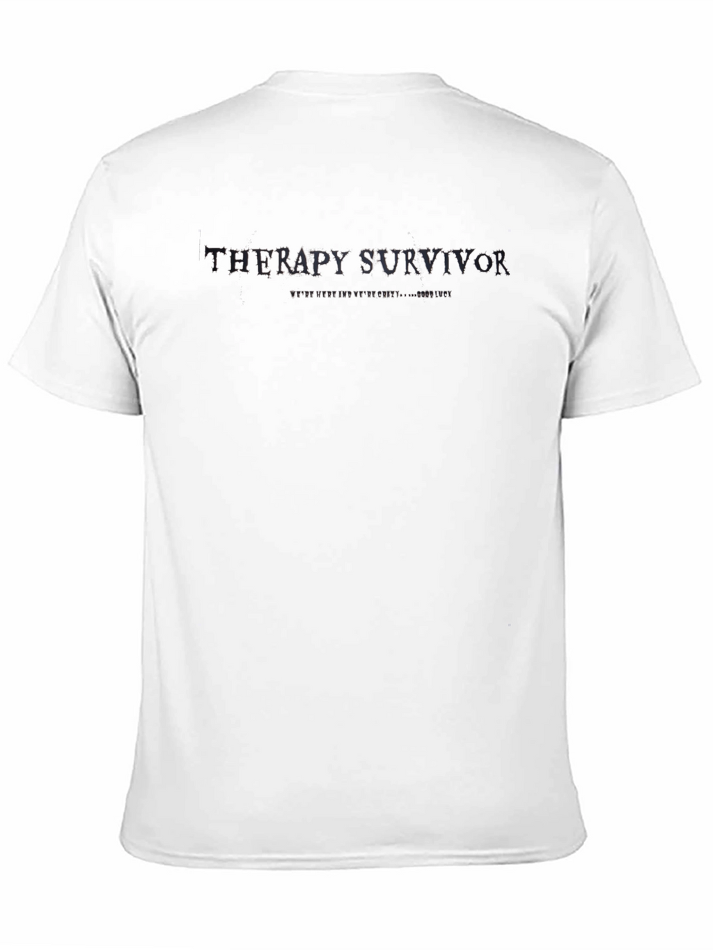 Therapy Survivor Black T-Shirt