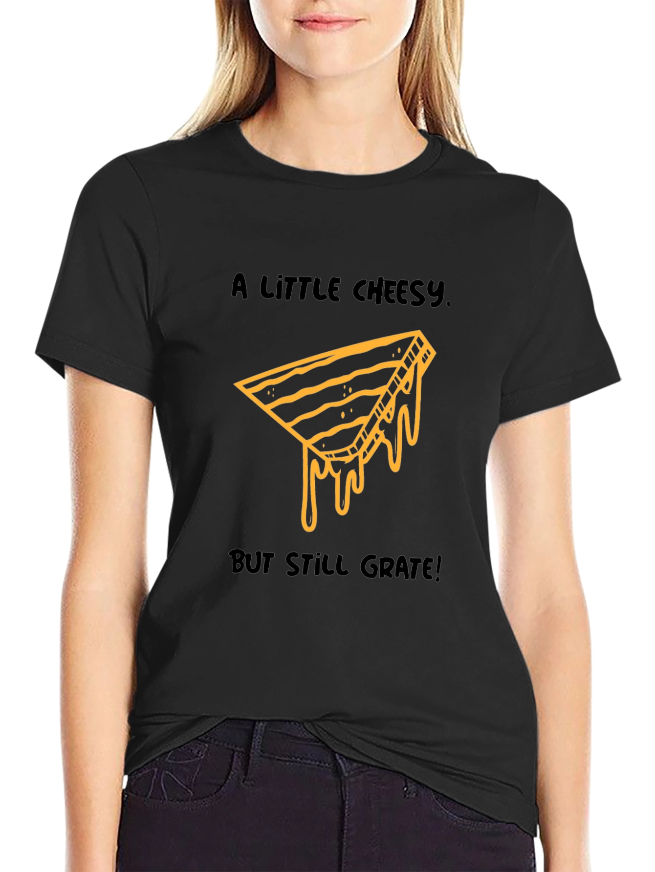 Cheesy Grate T-Shirt - Funny Food Pun Tee