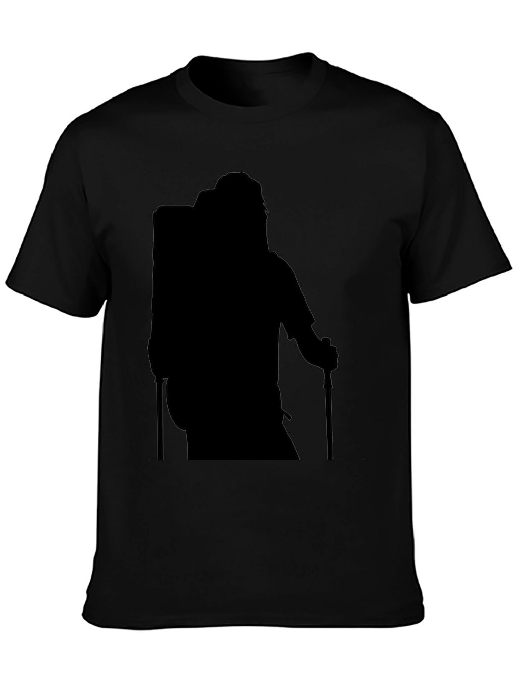 Hiking Silhouette Black T-Shirt