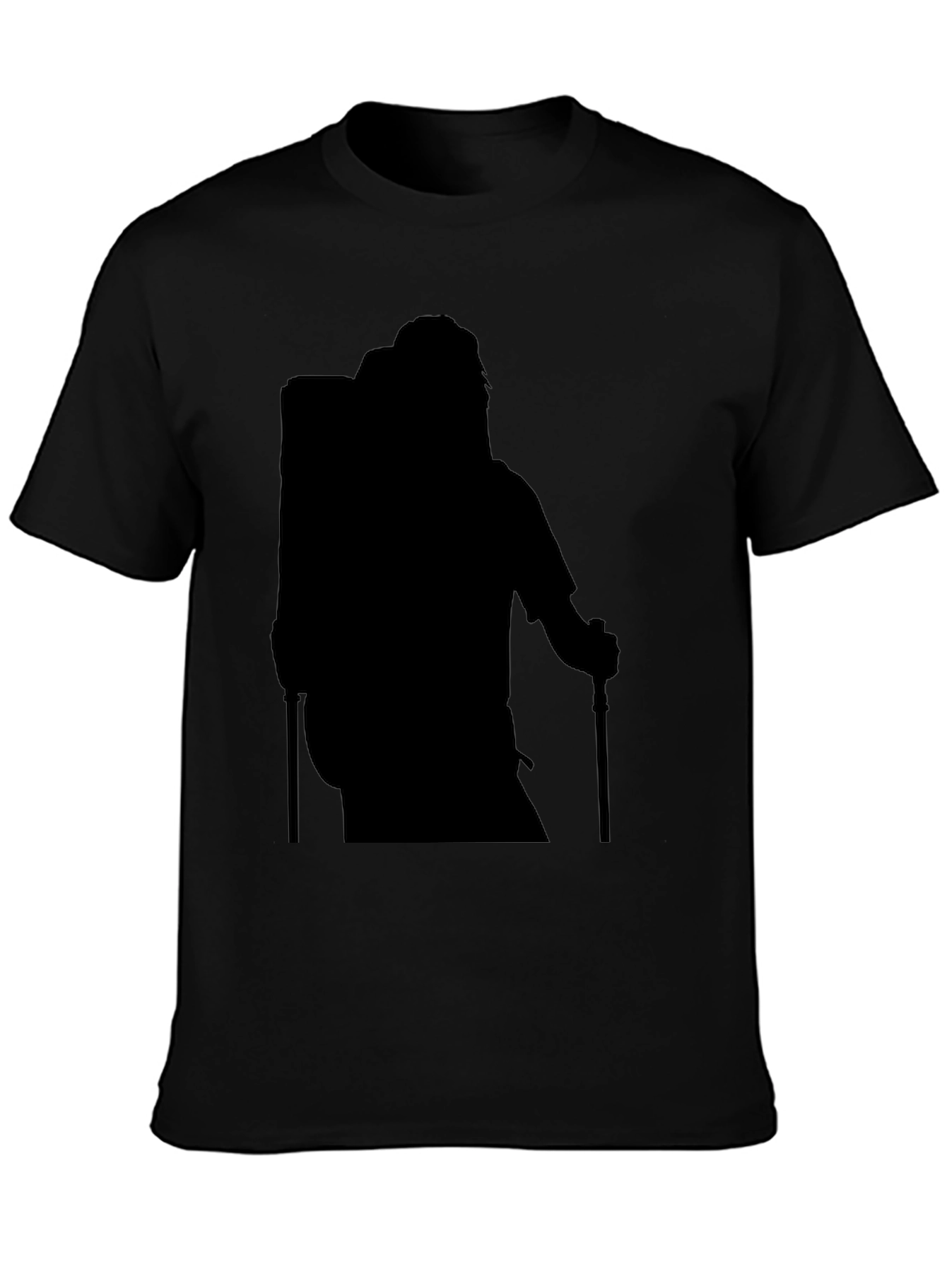 Hiking Silhouette Black T-Shirt