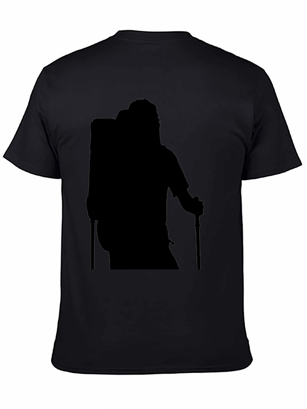Hiking Silhouette Black T-Shirt