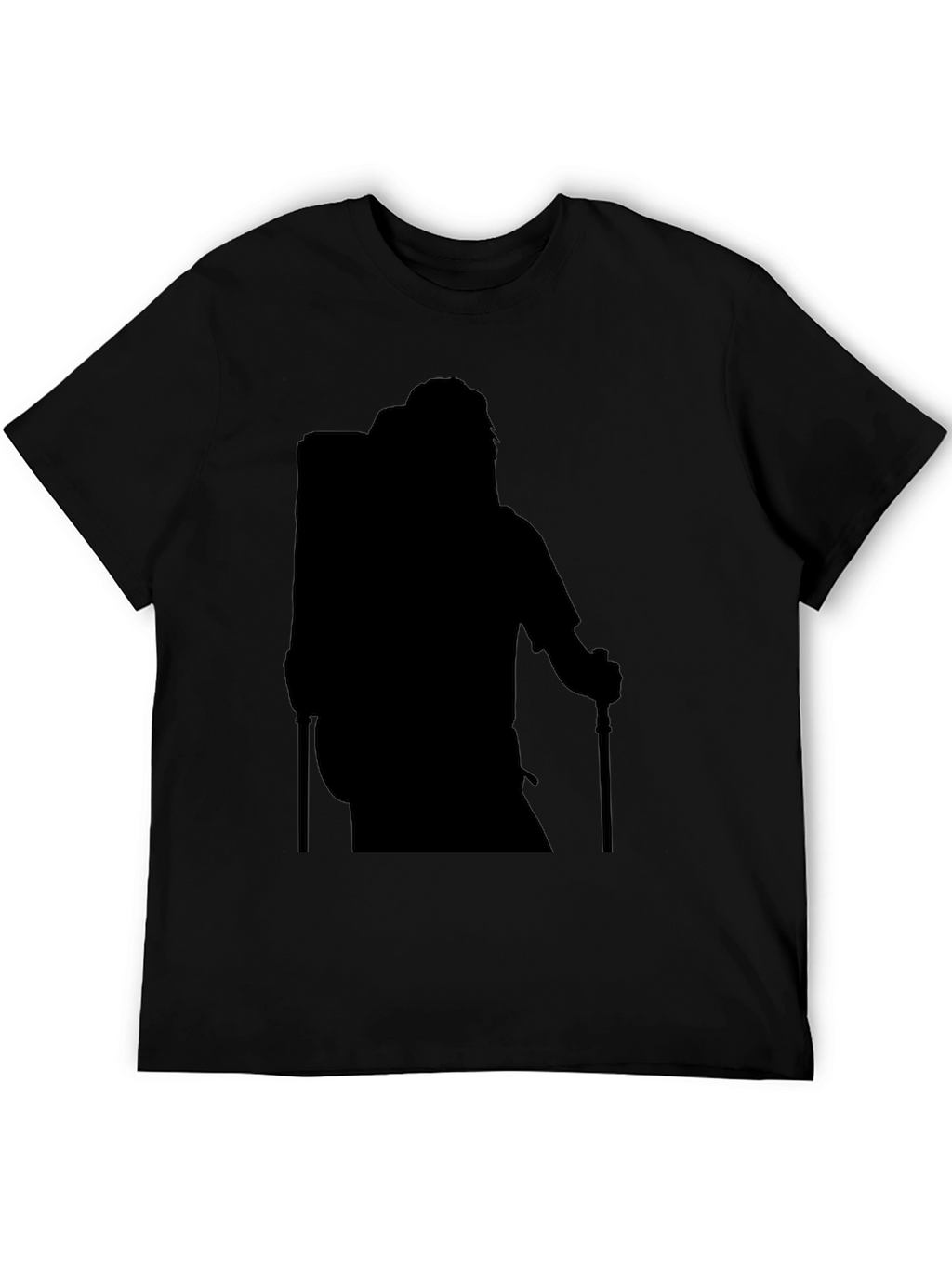 Hiking Silhouette Black T-Shirt