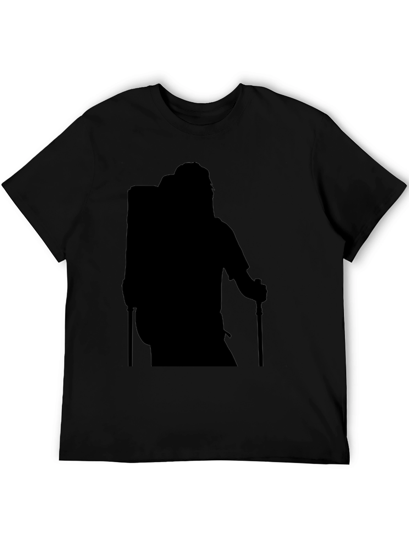 Hiking Silhouette Black T-Shirt