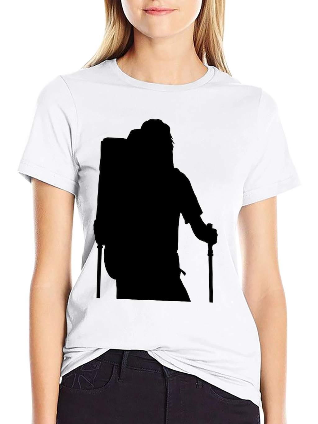 Hiking Silhouette Black T-Shirt