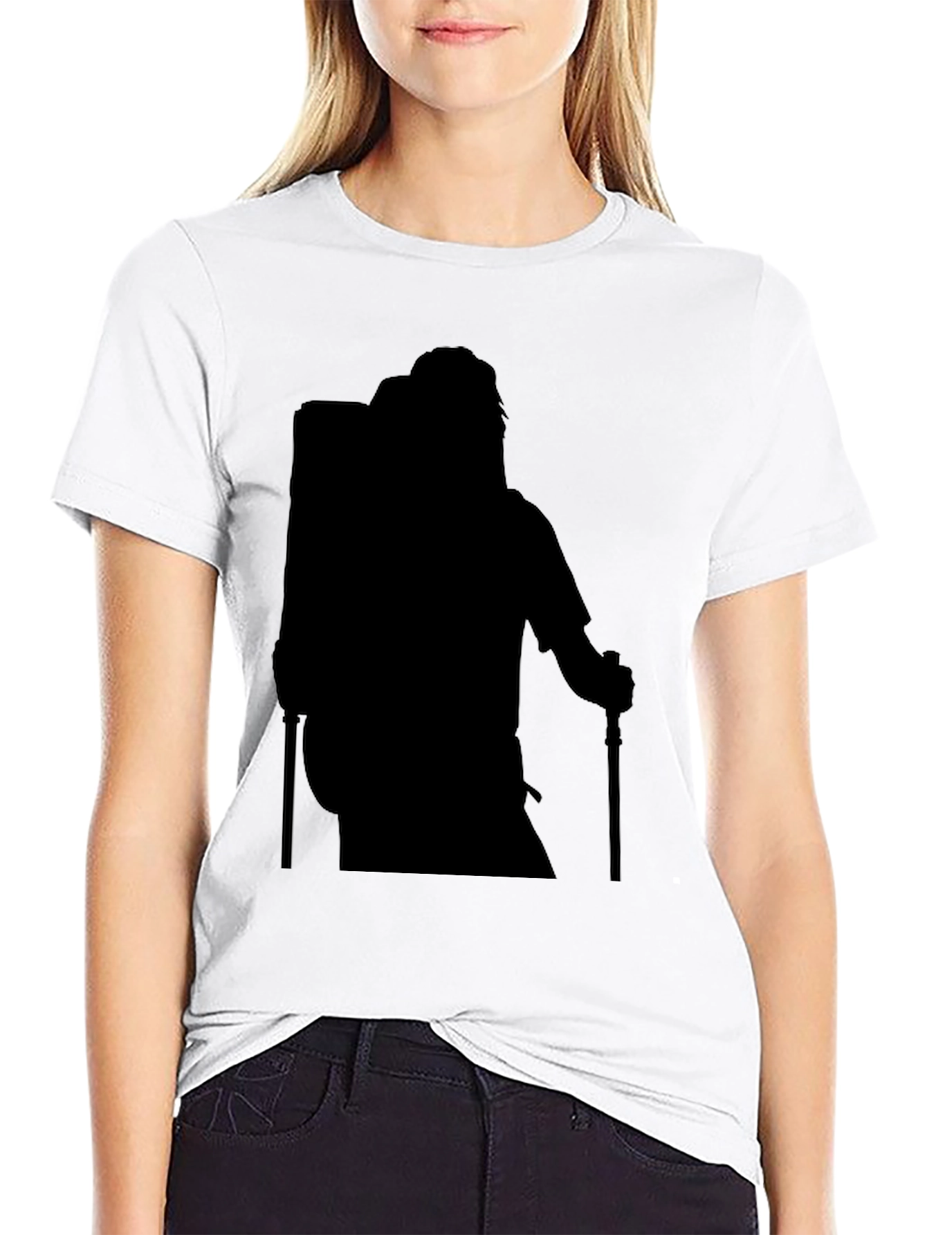 Hiking Silhouette Black T-Shirt