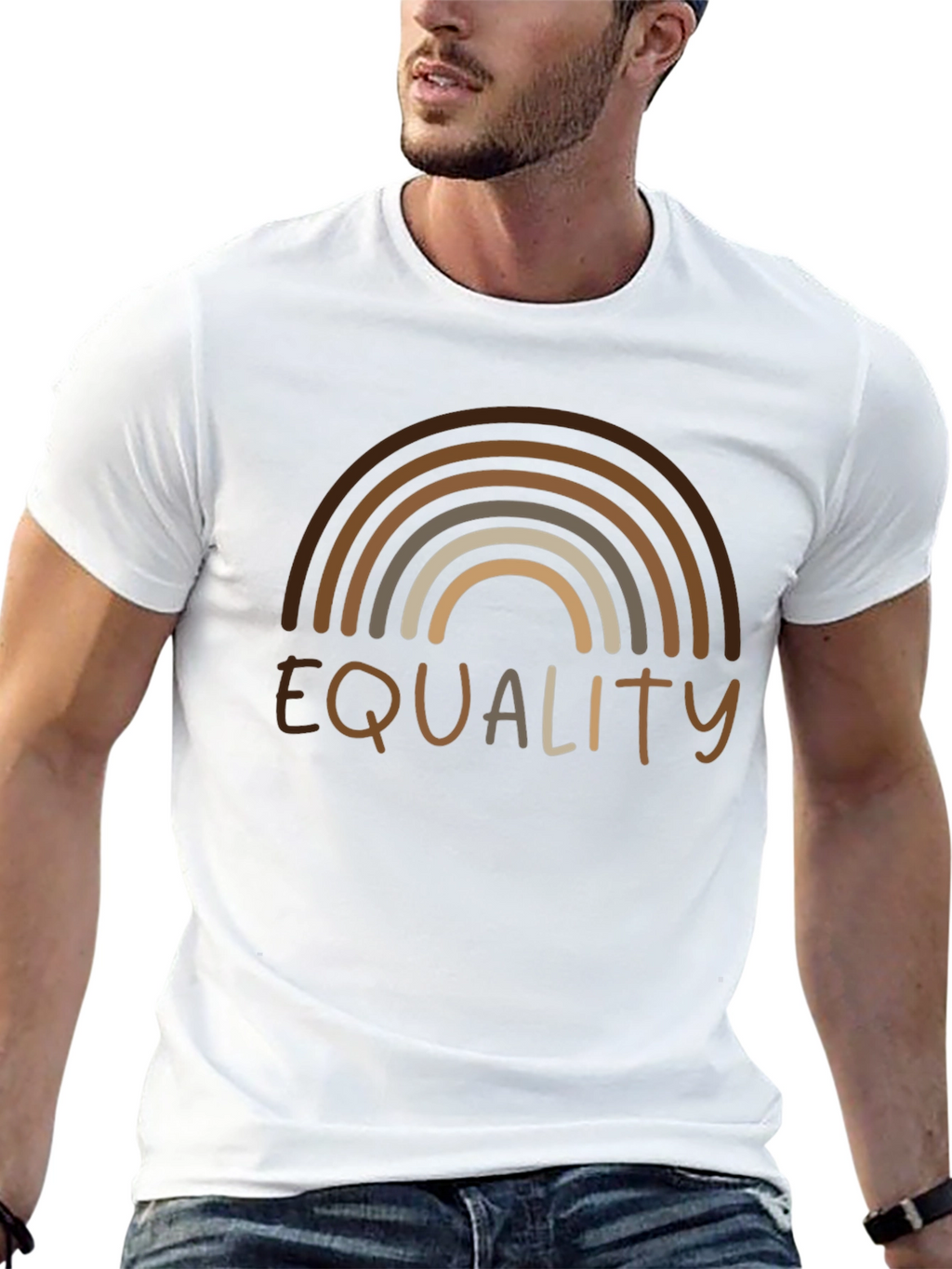 Equality Rainbow T-Shirt - Diversity & Inclusion Tee