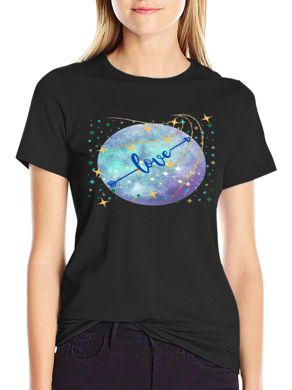 Love Arrow Galaxy T-Shirt
