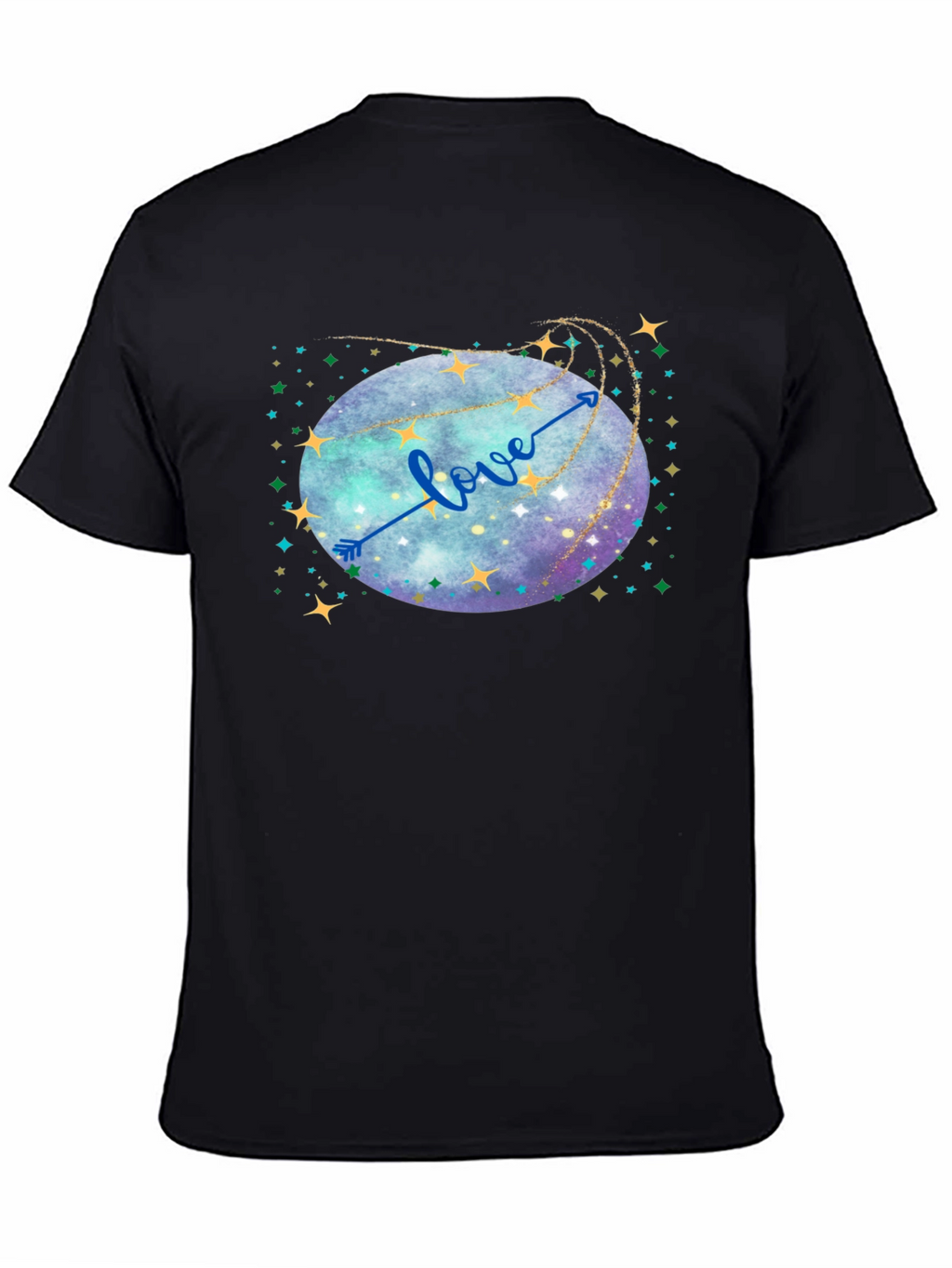 Love Arrow Galaxy T-Shirt