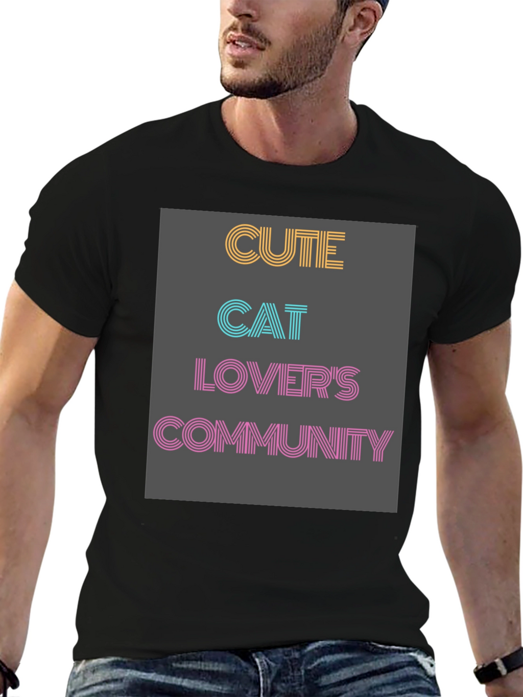 Cute Cat Lovers Community T-Shirt