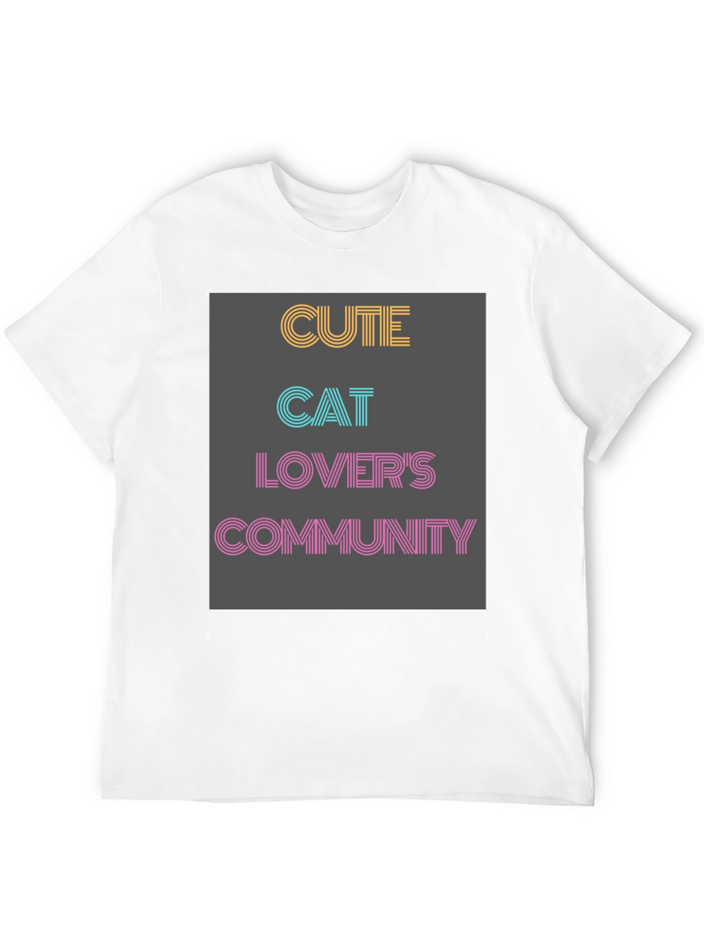 Cute Cat Lovers Community T-Shirt