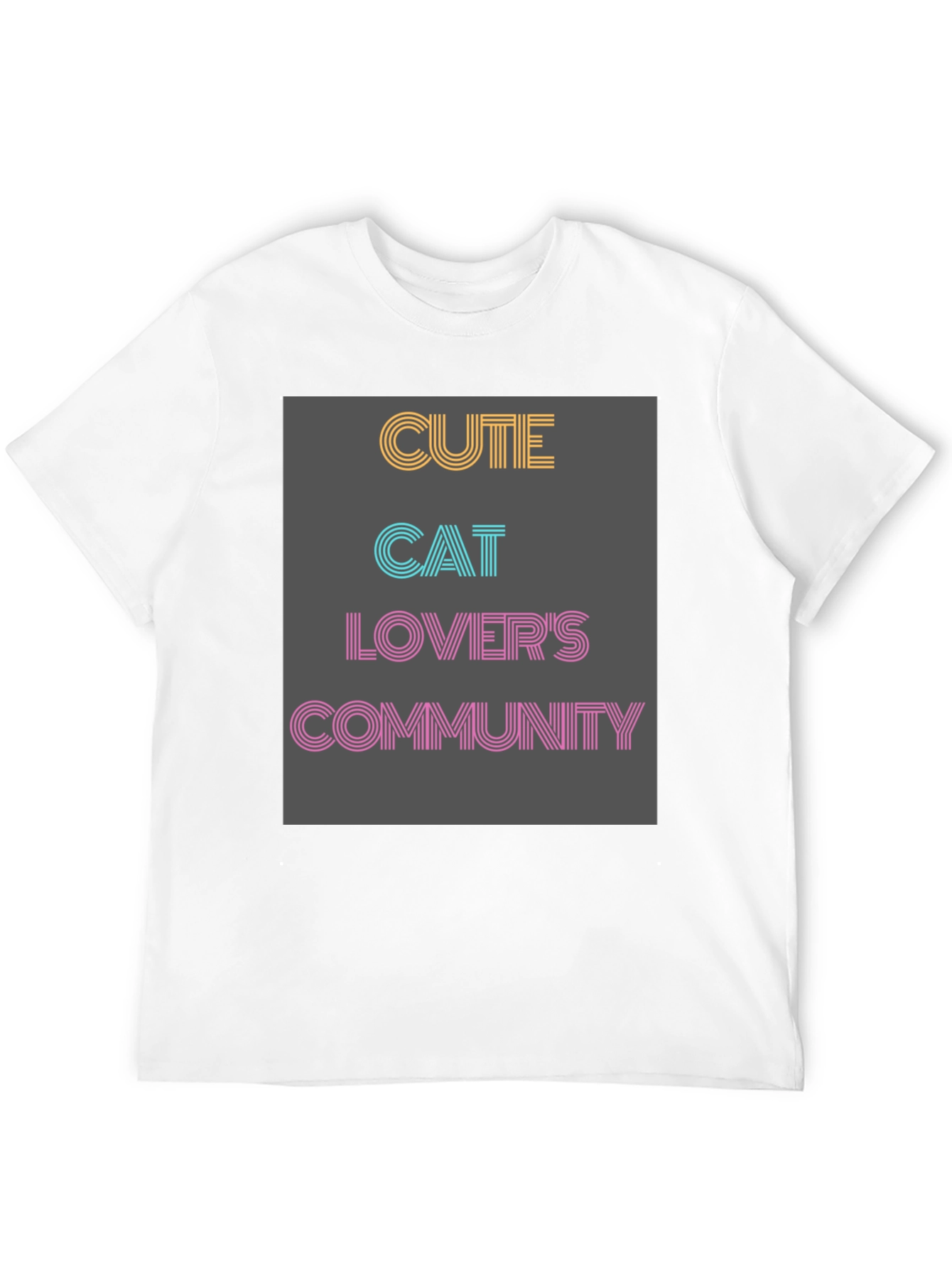 Cute Cat Lovers Community T-Shirt