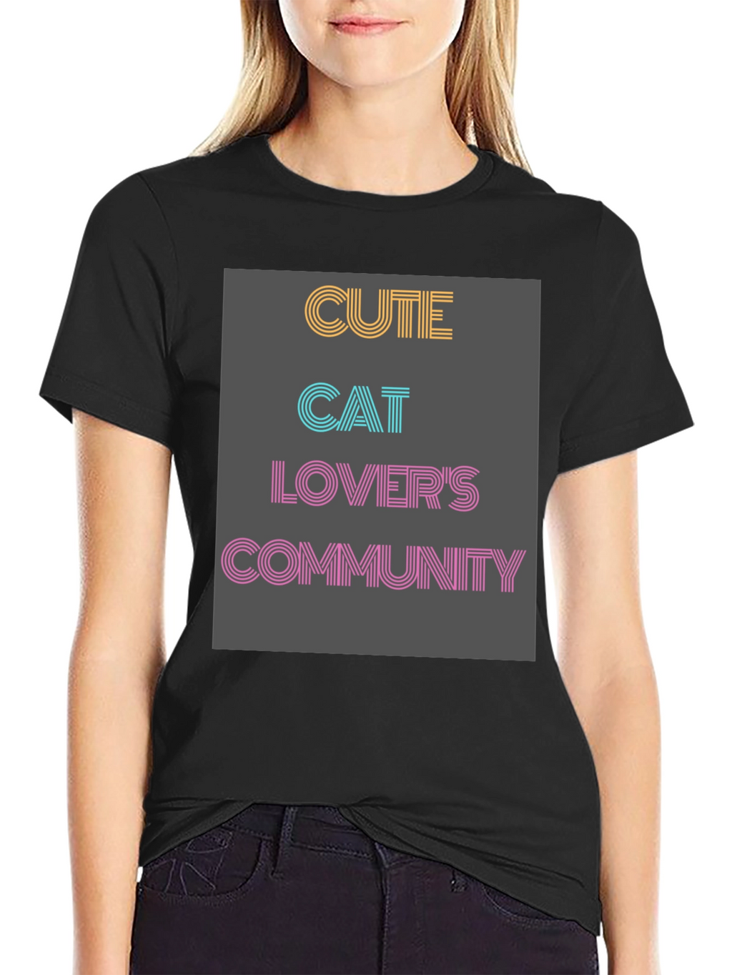 Cute Cat Lovers Community T-Shirt