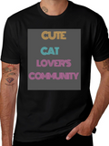 Cute Cat Lovers Community T-Shirt