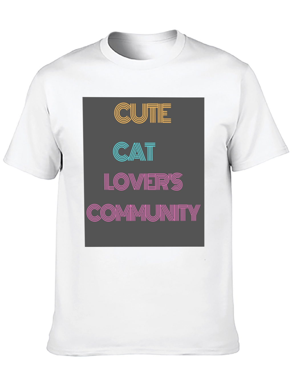 Cute Cat Lovers Community T-Shirt