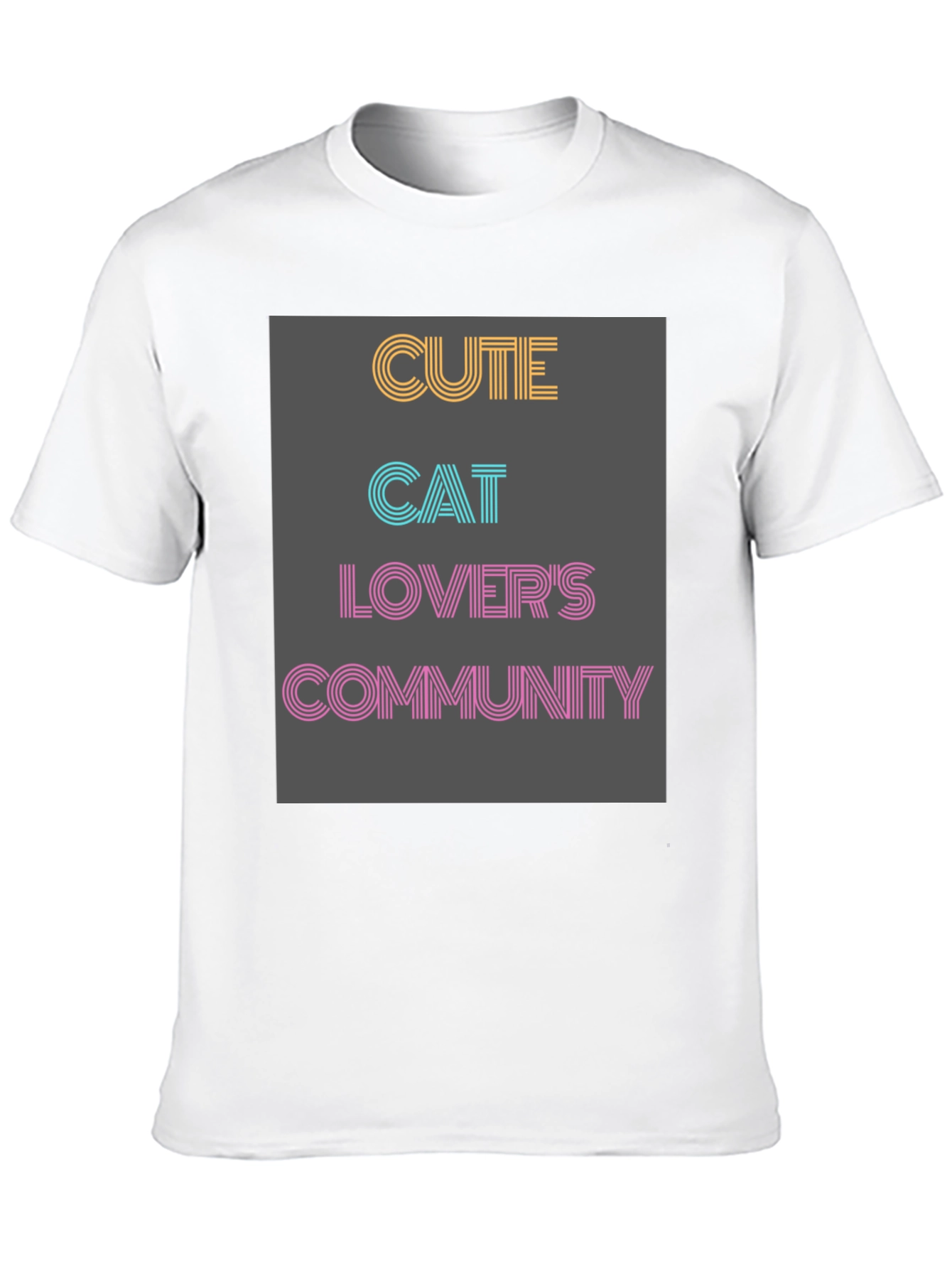 Cute Cat Lovers Community T-Shirt