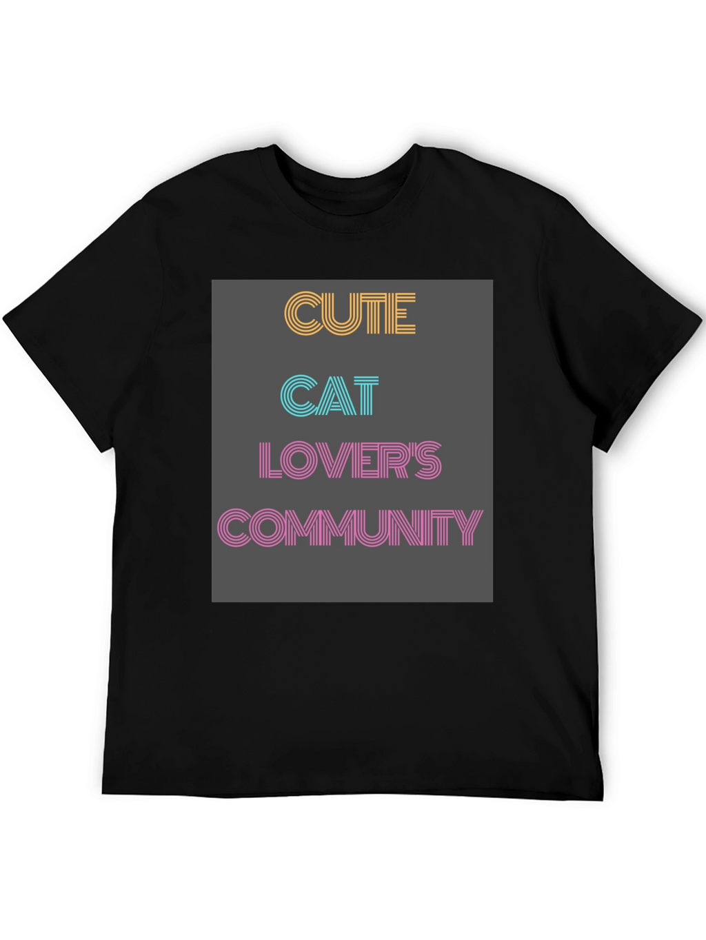 Cute Cat Lovers Community T-Shirt