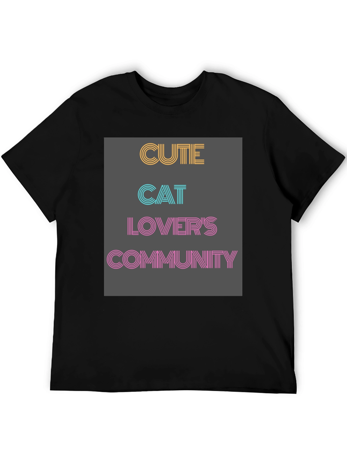 Cute Cat Lovers Community T-Shirt