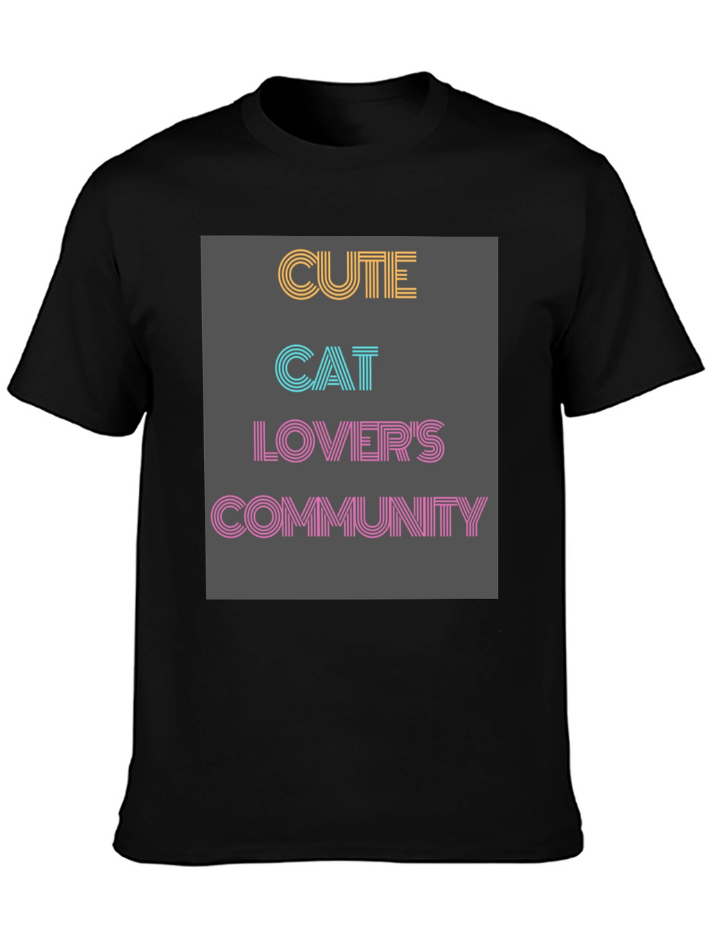 Cute Cat Lovers Community T-Shirt