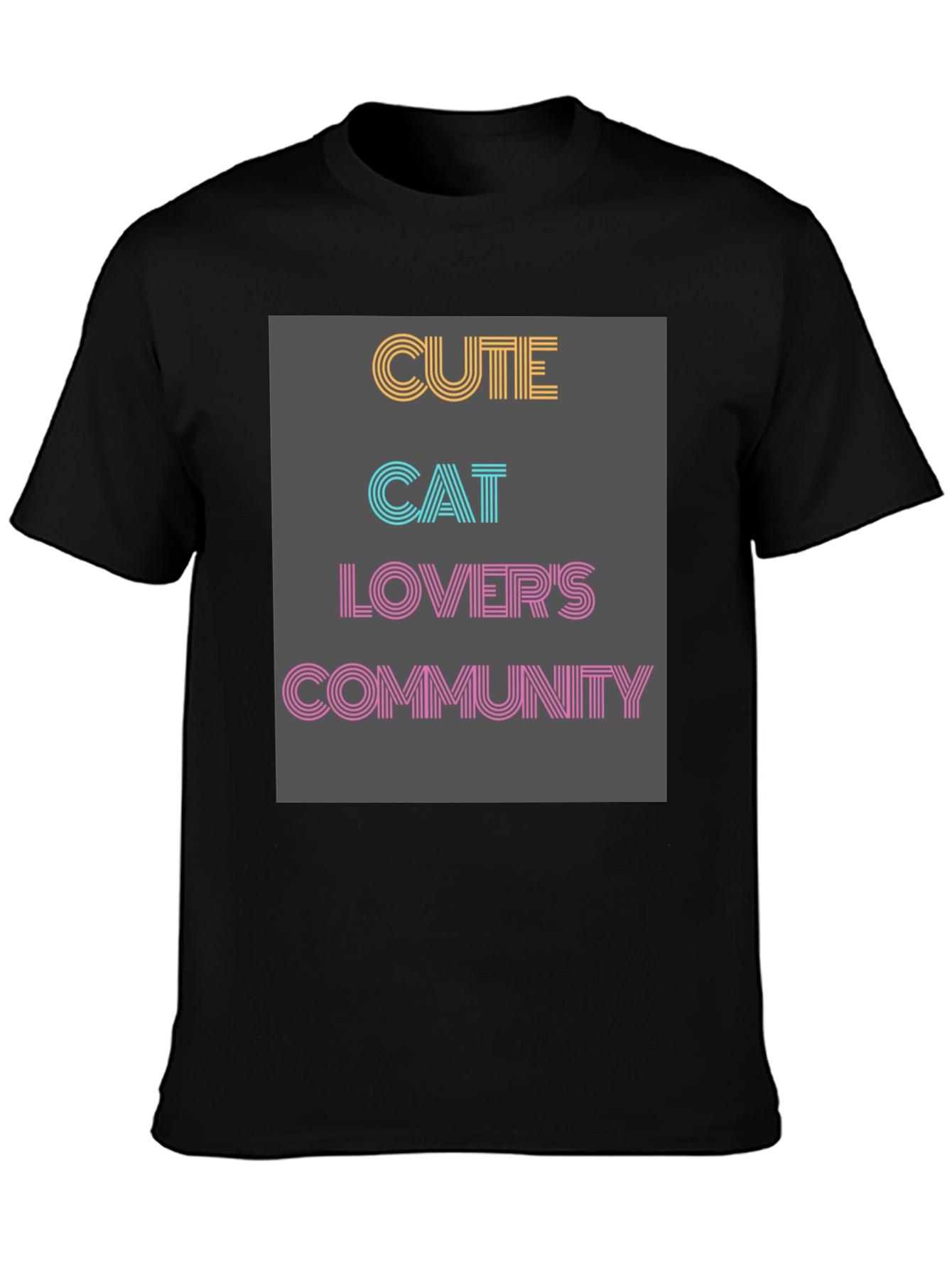 Cute Cat Lovers Community T-Shirt