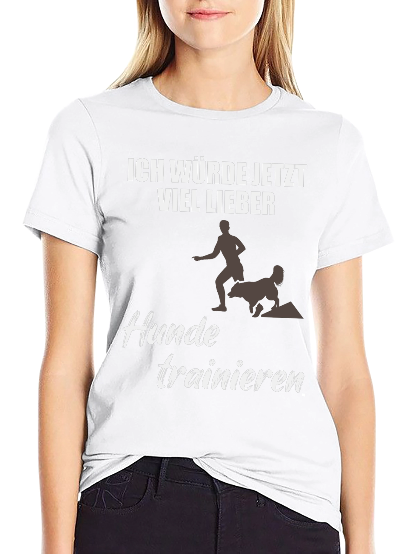 Ich Würde Jetzt Viel Lieber Dog Training T-Shirt