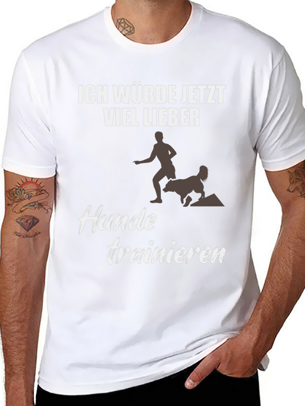 Ich Würde Jetzt Viel Lieber Dog Training T-Shirt
