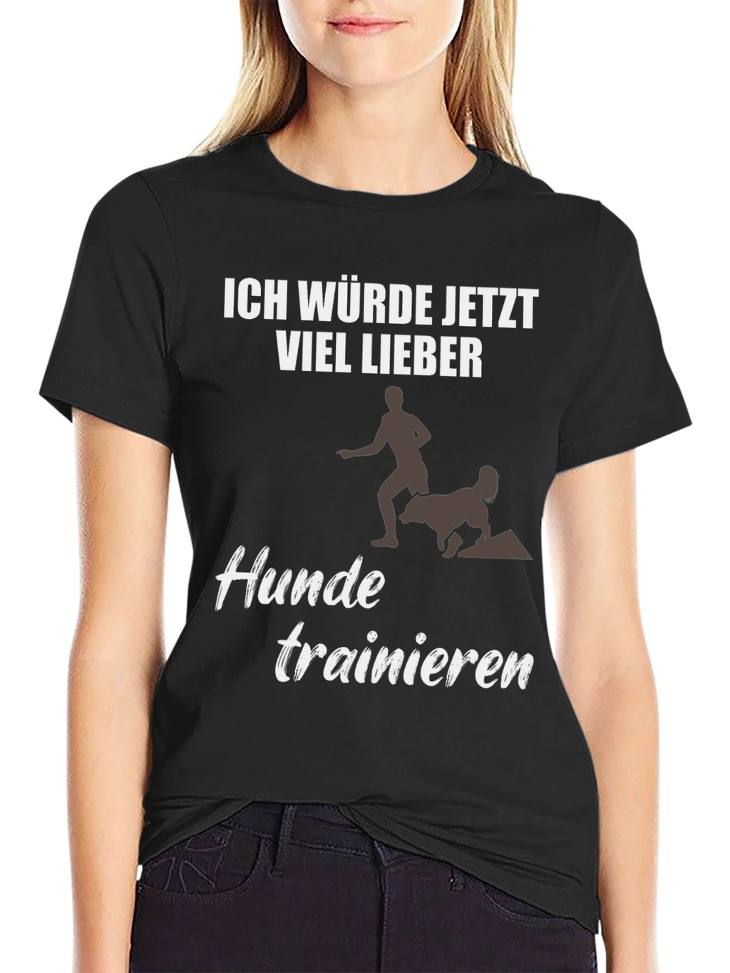 Ich Würde Jetzt Viel Lieber Dog Training T-Shirt