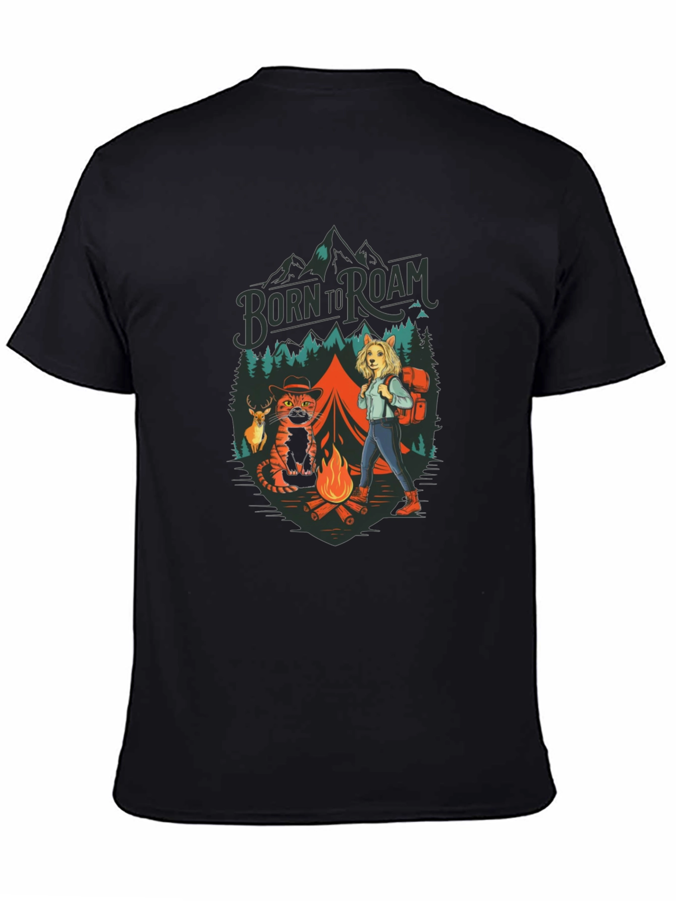 Born to Roam Graphic Print Tee