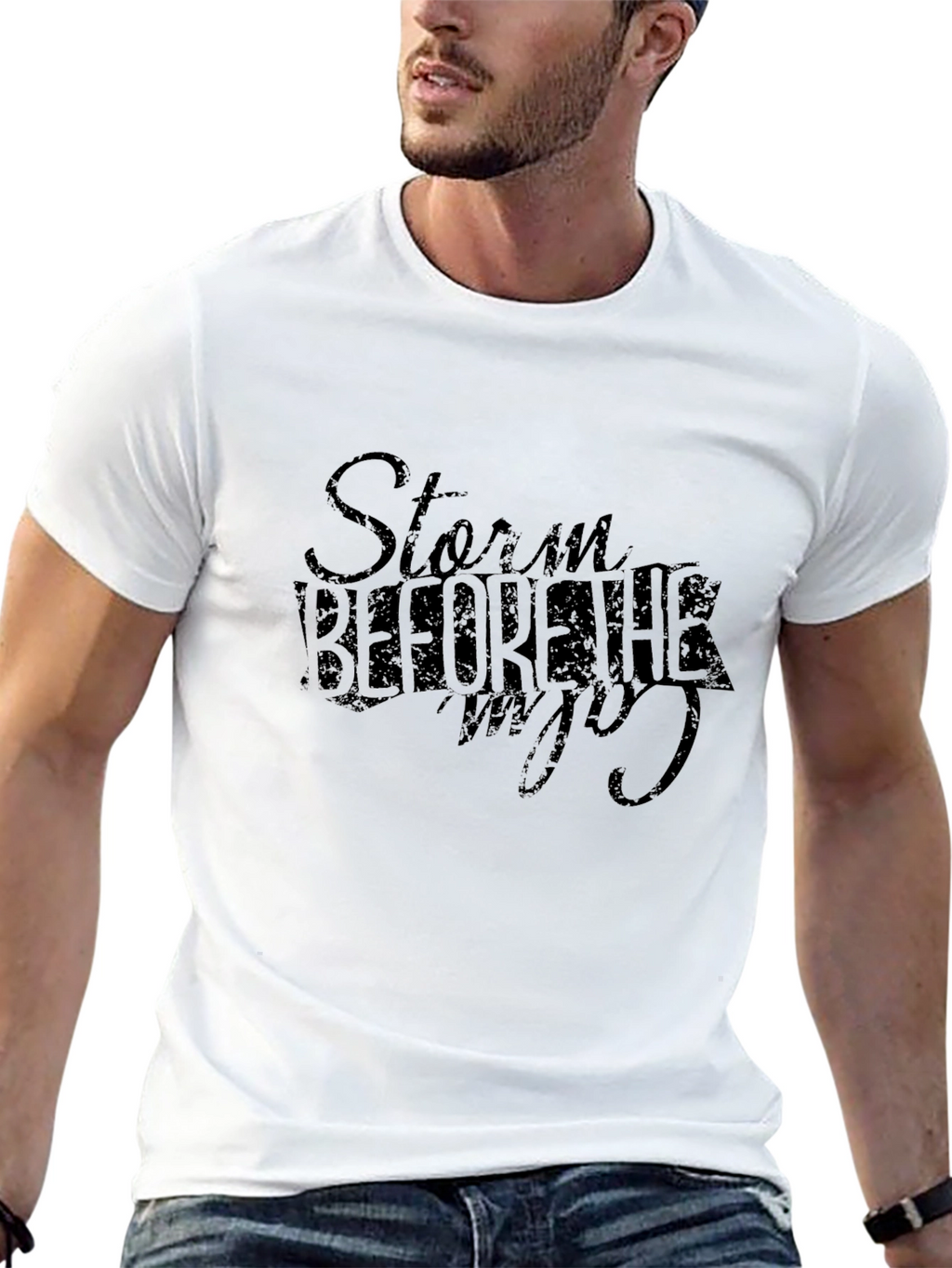 Storm Before the Calm Black T-Shirt