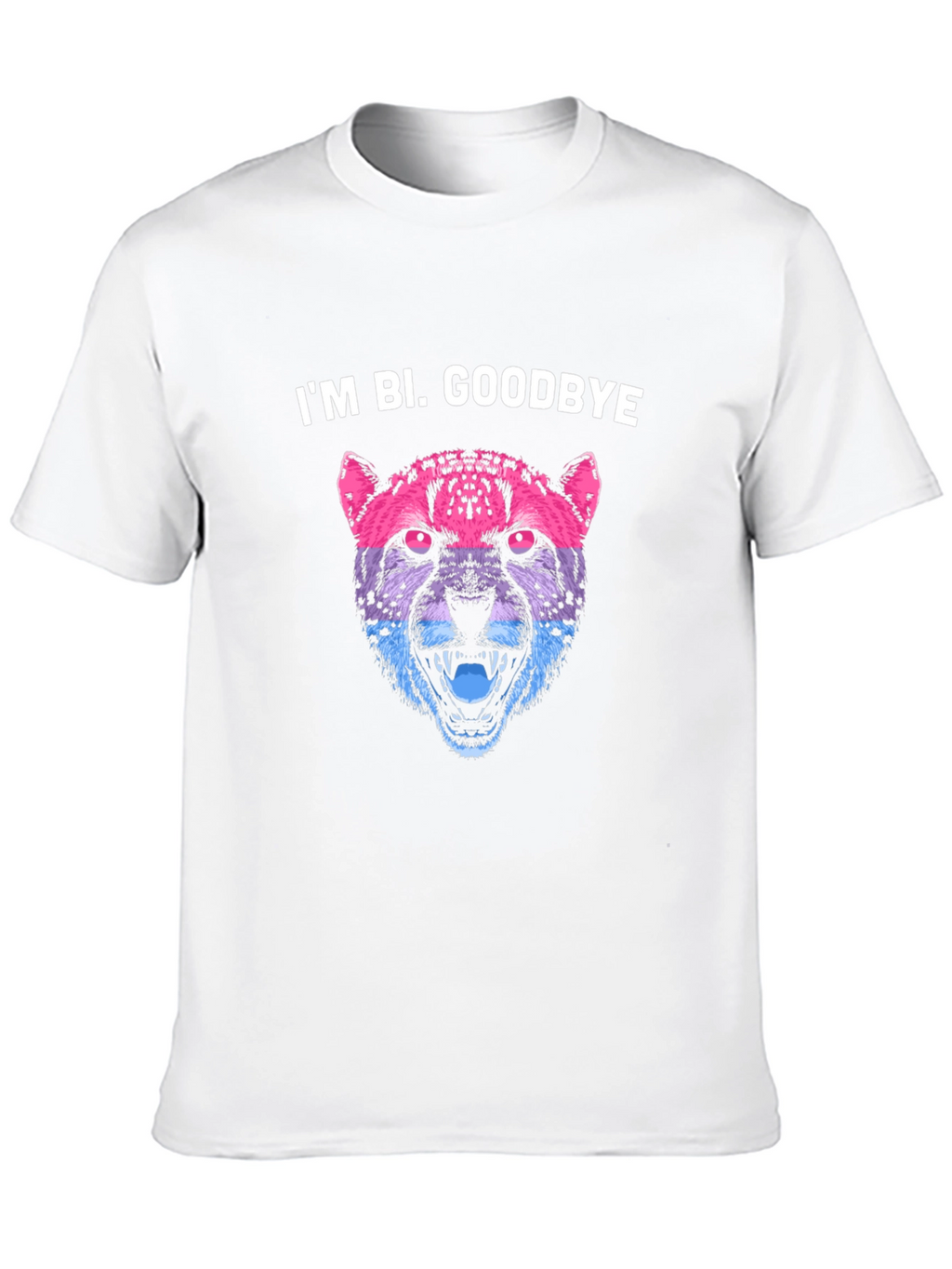Im Bi. Goodbye - Bi Pride Cheetah T-Shirt