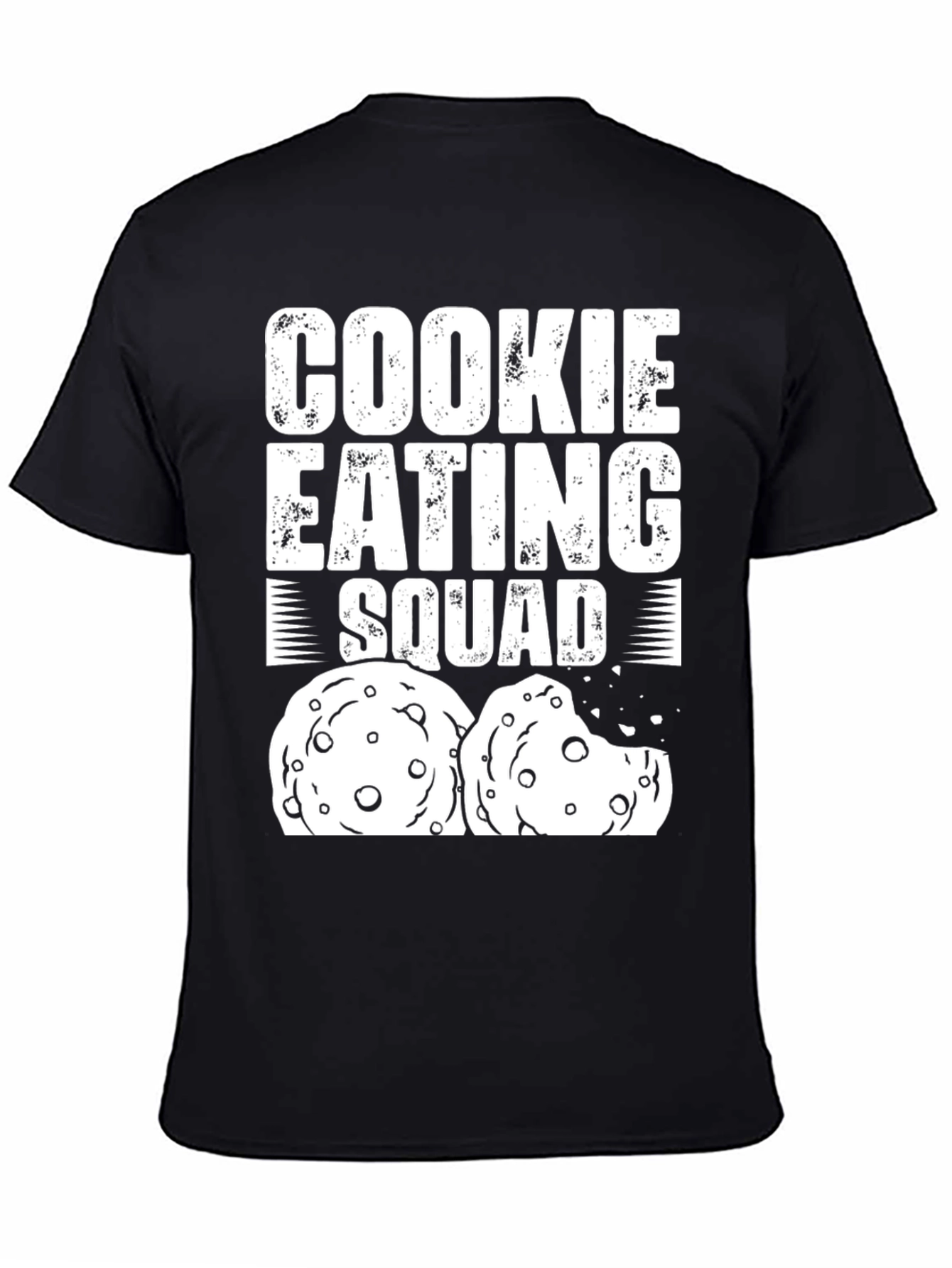 Cookie Eating Squad Graphic T-Shirt - Fun Dessert Lover Tee