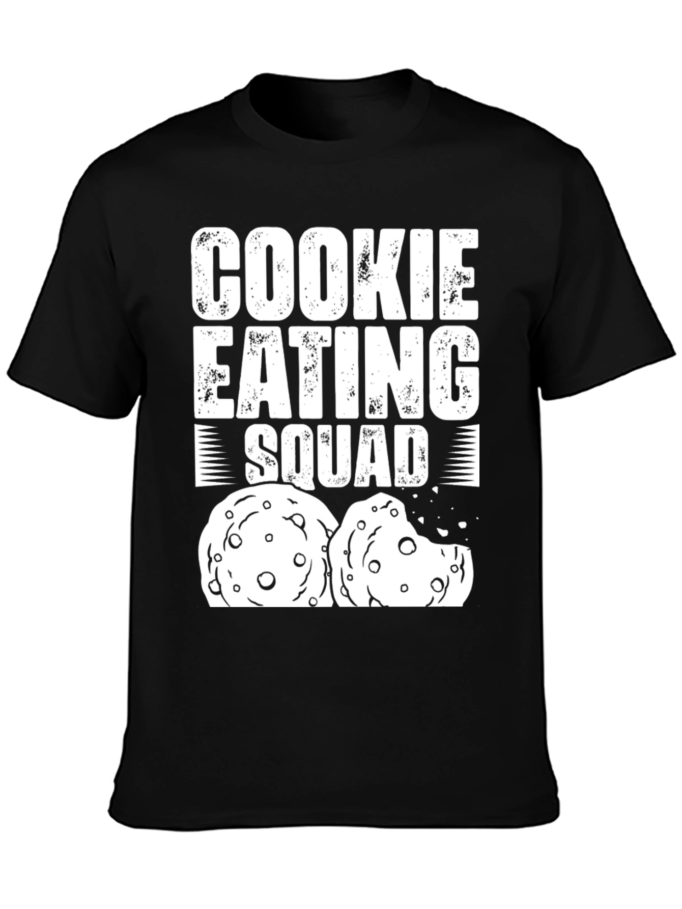 Cookie Eating Squad Graphic T-Shirt - Fun Dessert Lover Tee